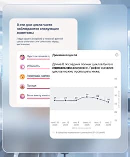 Экран дневника цикла